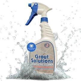 Grout Solutions - Grout and Tile Cleaner, Grout Cleaner, Restores Grout to Original Condition, Powerful Stain Cleaner from Kitchen, Bathroom and More (32 Fl Oz (Pack of 1)