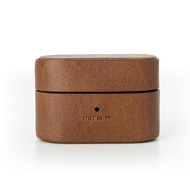 MITER Handcraft Mudravelli Leather Case for Sony WF-1000XM6, Made in Italy Mudravelli Leather, Scratch Resistant, Made in Korea (WF1000XM6) (Tan Brown)