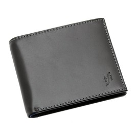 STARHIDE Mens RFID Blocking Bifold Genuine Leather Notecase Wallet 1160 Black Grey Blue