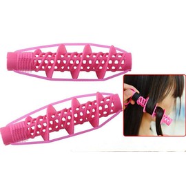 2Pc Hair Styling Tools Hair Care Natural Big Wave Curls Rollers Curlers Curling Styling Tool for Girls Ladies Spiral Curler