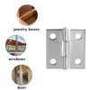 Piutouyar 12 Pack Butt Hinge 1 Inch Mini Hinges 304