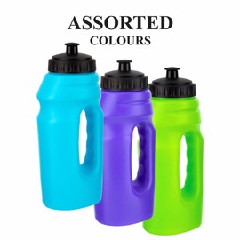 Water Bottle Large Non Toxic Sports Plastic Drinking Bottle with handle Leak proof Design Triton Drinks Bottle Bpa Free For Gym Cycling Camping Running Travel And Sports 700ml 1PC (GREEN)
