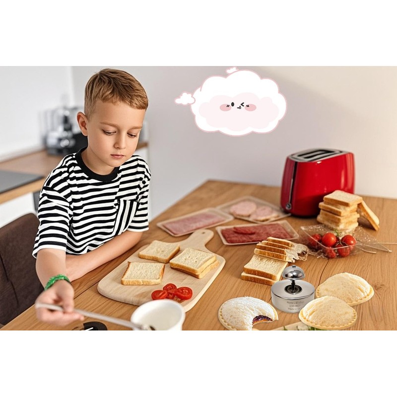 Sandwich Cutters and Sealer for Kids - Crustless Sandwich Maker