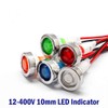 12V-400V LED Warning Light 3 Colors 10mm Indicator Lamp Car