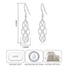 Philip Jones Sterling Silver Celtic Drop Earrings