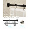 Crkmire Corner Shower Curtain Rod, [24"-37"] x [24"-37"] L Shaped