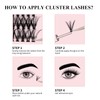 Lash Clusters 12-18mm Mix Individual Lashes Cluster Black Volume Eyelash