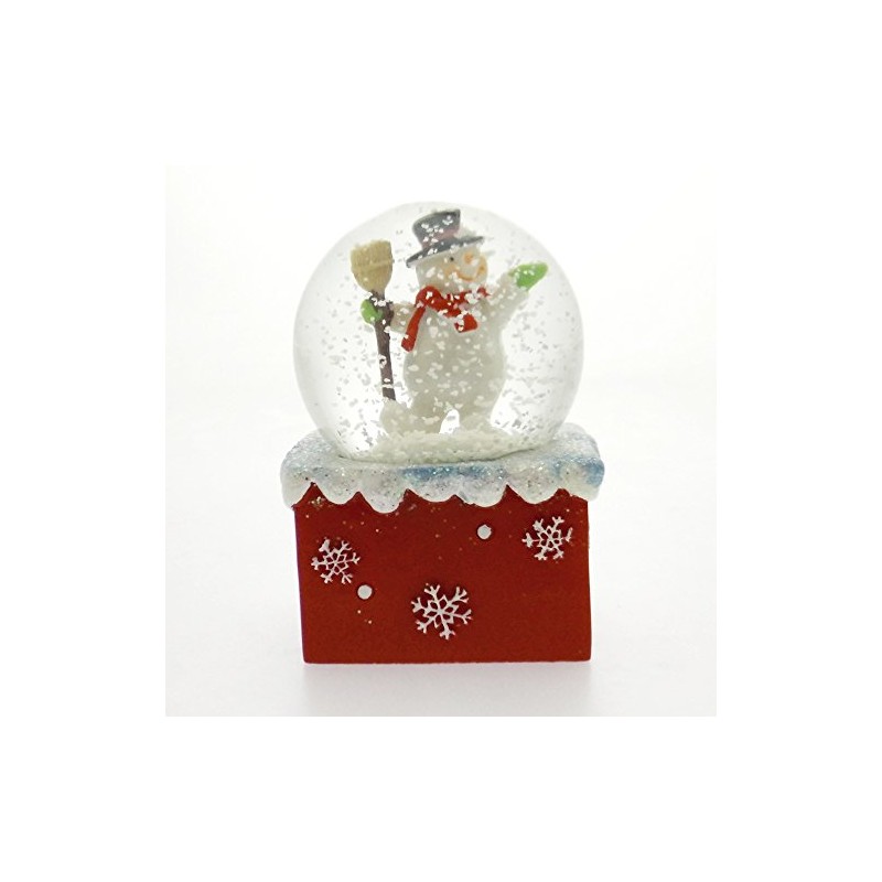 Leonardo Collection Snowman with Broom Snow Globe Waterball