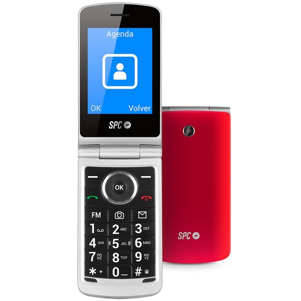 SPC Opal Large Screen Folding Phone with Large Letters and
