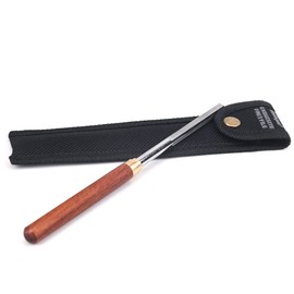 Baroque mini guitar fret crowning & edge dressings folder 3 slot sizes and 1 full grit surface improved 4th generation luthier repair tool for guitars, eucalyptus, bass, banjo, mandolin, etc.