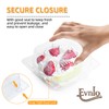Evnlo 50 Count Clear Plastic Containers with Lids for Food,