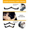 MucnFTS LAT Pulldown Attachments, Thickened Ergonomic Back Tricep Training Handle,