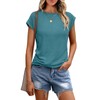 AUTOMET Womens Tops Summer Basic T Shirts Business Casual Loose