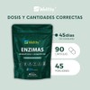 Wellthy Enzimas Digestivas 90 Cápsulas. Reforzado con Prebioticos y Probioticos.