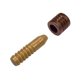 cyclingcolors 10x Furniture Connectors Plastic Guide Pin Connecting Pins for Tables Extending Tables, Light Brown