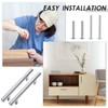 Nuogo 50 Pack 6 Inch Brushed Cabinet Pulls Kitchen Stainless
