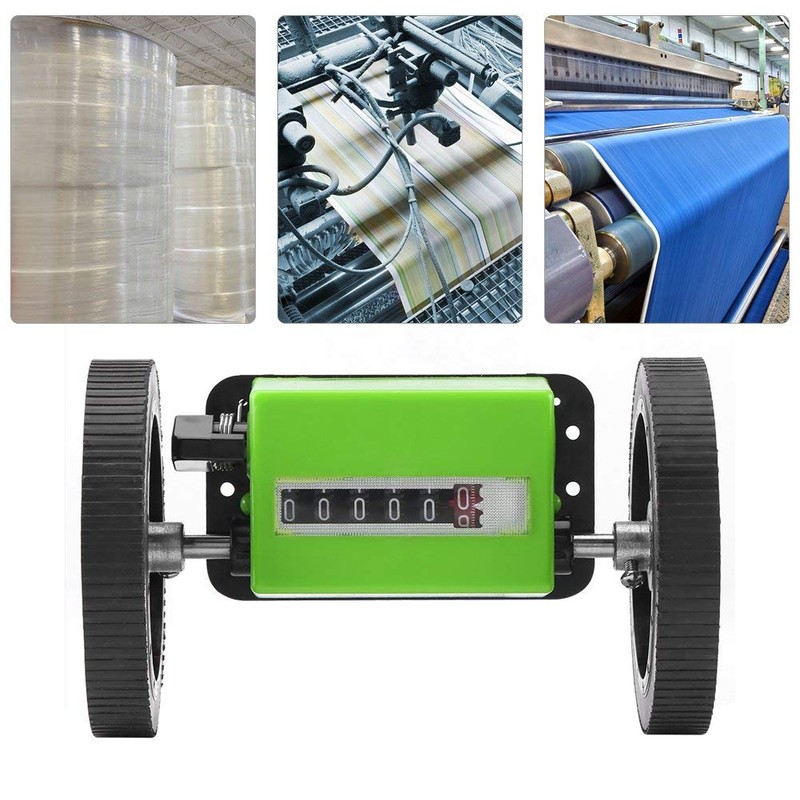 Roller Type Meter Counter, 6 Digits Meters Rolling Mechanical Length