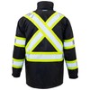 JORESTECH Parka Jacket style Hi Vis with contrast reflective tape