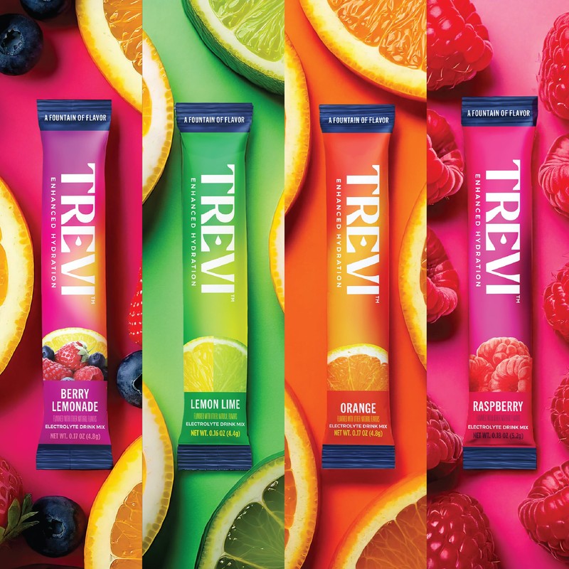 TREVI™ Sugar Free Electrolytes - Drink Mix Hydration Powder Packets