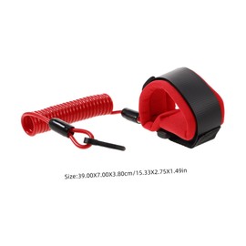 Gatuida Boat Emergency Safety Lanyard Cord Wear Resistant Engine Stop Switch for Motorboats Quick Shutoff Safety Rope for Water Sports and Various Watercraft