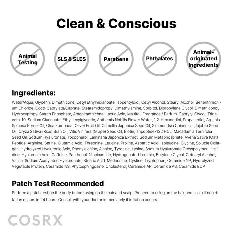 COSRX PEPTIDE 132 Hair Bonding Repair Treatment 60 ml, Deep