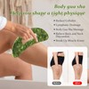 ideayard Large Jade Stone Gua Sha Massage Tool, Scraping Tool