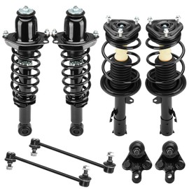Front Strut Sway Bar Links for 2009-2013 Toyota Corolla Matrix 1.8L, 09-10 Pontiac Vibe, Shock Absorbers Replace 572598 572597 4PCS