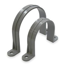 Cantex 5133740 Two Hole Conduit Strap, Pvc, 6.3 In. L