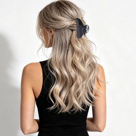Shining women's hair claw clip suitable for curly or straight hair