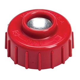 HASMX 5/16"-18 Left Hand Thread Trimmer Head Bump Knob for Ryobi String Trimmers S430, SS26, DA97910A, Red Replacement Bump Knob (1-Pack)