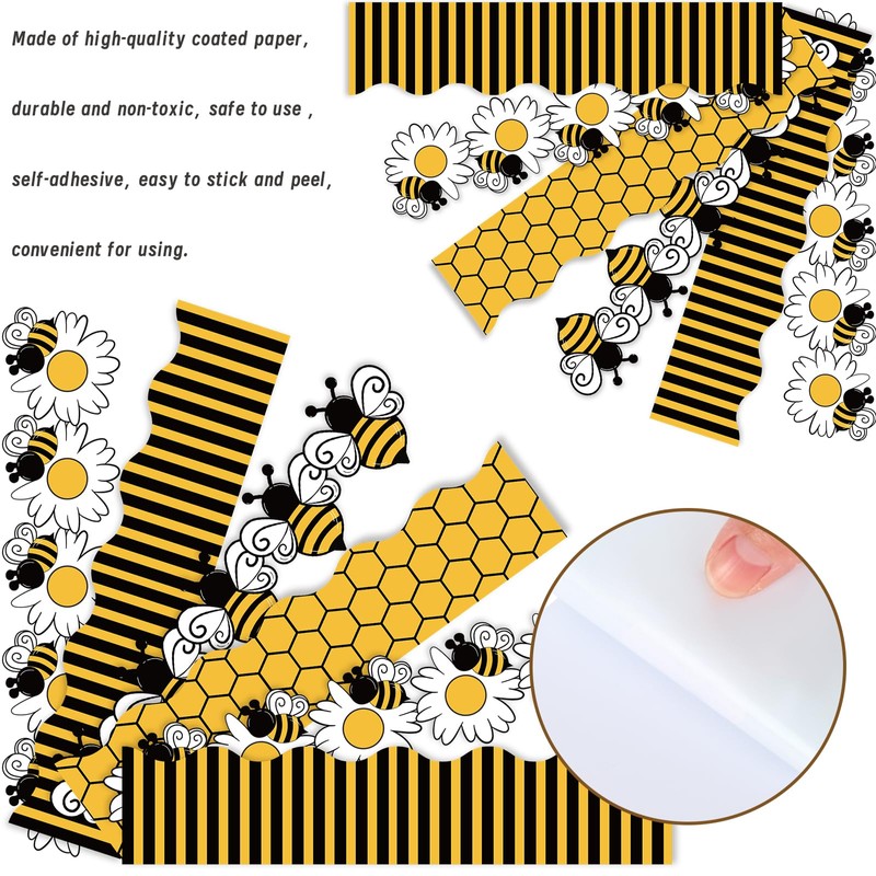 JarThenaAMCS 60 Pcs 70 Ft Back to School Bulletin Board