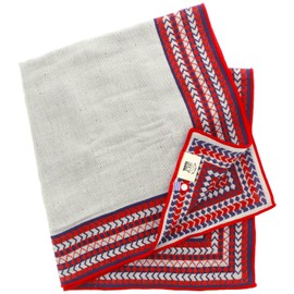 Tanaka Sangyo Imabari Towel Hand Towel BLT TOWEL Multi Towel Tyrolean, Made in Japan, Beige, Approx. 19.7 x 19.7 inches (50 x 50 cm)