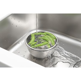 ヨシカワ ジャストにフィット 丸型ザル 14cm(リング付) SJ1379