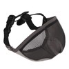 Adjustable Bulldog Mask Bite and Barking Dog Muzzle Eye Closed