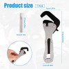 Taicols Multi Functional Self-Adjusting, Mini Adjustable Wrench 2-in-1 Wrench Tool,