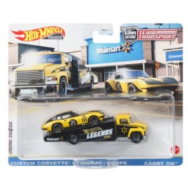 HOT WHEELS LEGENDS TOUR TEAM TRANSPORT CORVETTE & CARRY BRAND NEW