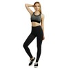 Sofra Leggings - Ladies Polyester Leggings (Black) - 1 Pack