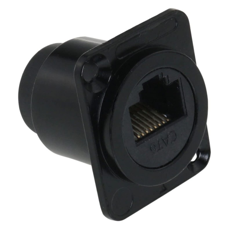 D-Type RJ45 Cat6 Coupler ZCZQC CAT6 D Series Panel-Mount Connector
