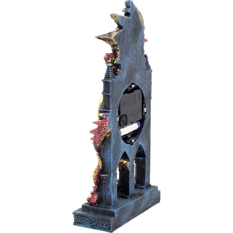 Nemesis Now AL50380 Time Guardian Clock 17cm Red