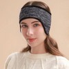 플리스 귀마개 방한헤어밴드(믹스그레이) 겨울 등산 Fleece Ear Muffs Winter Hair Band (Mix Gray) for Hiking