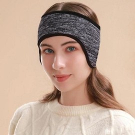 플리스 귀마개 방한헤어밴드(믹스그레이) 겨울 등산 Fleece Ear Muffs Winter Hair Band (Mix Gray) for Hiking