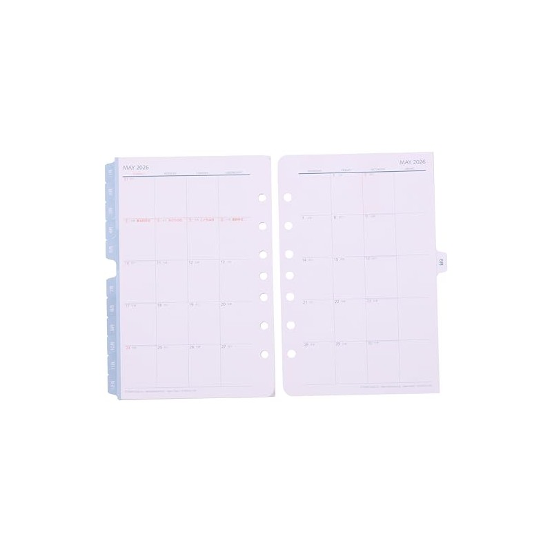 Franklin Planner Original Monthly View Calendar, 12-Month Edition, Starts on