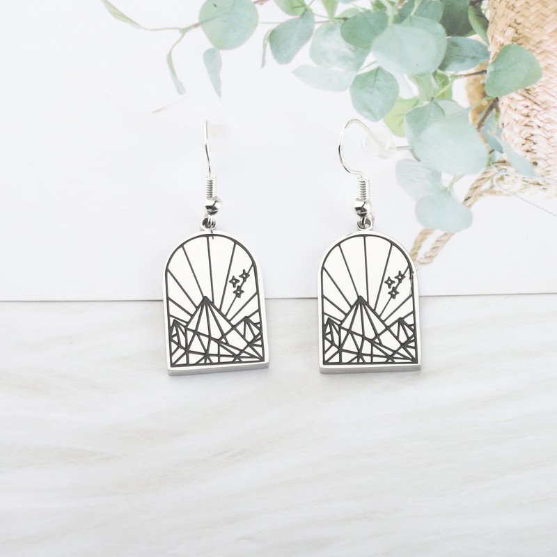 OKEYCH Book Lover Gift Reader Earrings Bookworm Gift