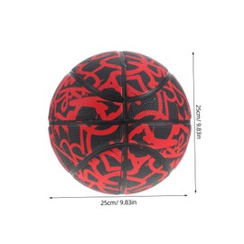 BESPORTBLE Graffiti PU Basketball Durable Training Ball for Play for Gym Park Beach Versatile Basketball for All Skill Levels
