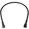 CRJ Micro PH 4-Pin Extension Cable - 12-inch (30cm), Black