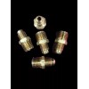 Acugauge® 5x Backflow Quick Test Cock Adapters Brass 1/4" in.