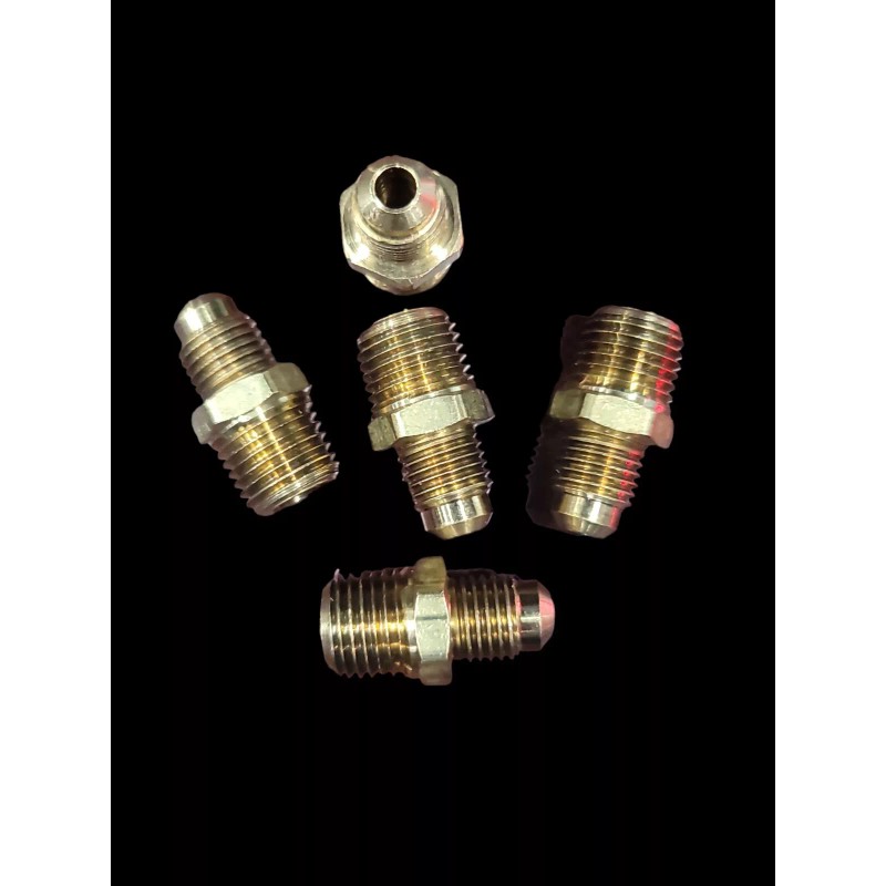 Acugauge® 5x Backflow Quick Test Cock Adapters Brass 1/4" in.