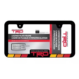 Toyota TRD Retro Flag Metal License Plate Frame