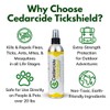 Cedarcide Original + Tickshield with Lemongrass Family 4-Pack Cedar Oil