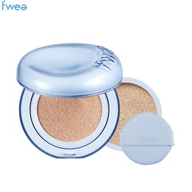 FWEE Cushion Glass Natural SPF 50+ PA+++ 13g*2ea, Shade:01 Fair Glass